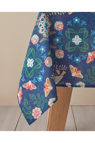 English Home Perfection Polyester Masa Örtüsü Lacivert Lacivert
