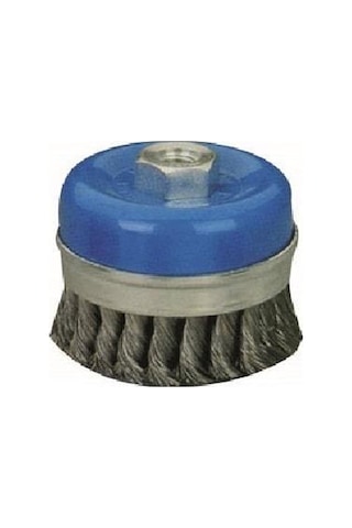 Leo Burgulu Çanak Tel Fırça . Çelik Kuşaklı 100 Mm