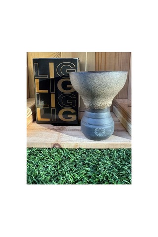 Liger 5 Delikli Sırlı Nargile Lülesi / Kahve
