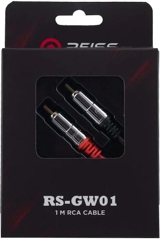Reıss Audıo Rs-gw01 Kablo 2rca 2rca Bakır 1mt Silikonlu