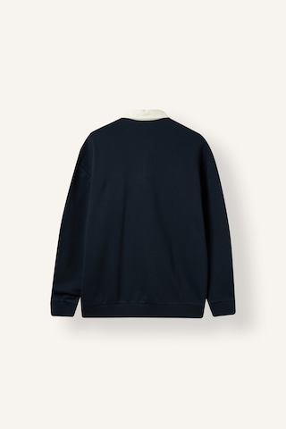 Defacto Boxy Fıt Polo Yaka Sweatshirt E6523ax26aunv146 Lacivert-nv146