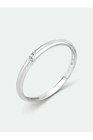 Torgovyj Dom Uvelir Holding Çift Gümüş Taşlı Zirkon Taşlı Alyans Yüzük 409872662 Gri