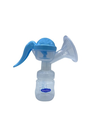 Baby Time BT514 Pratik Manuel Tekli Göğüs Pompası Mavi