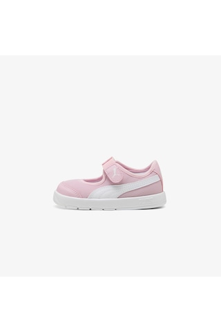Puma Courtflex V3 Lina V Çocuk Pembe Spor Ayakkabı 400579