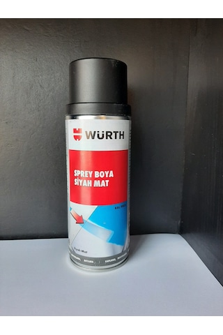WÜRTH SPREY BOYA SİYAH MAT 400 ML