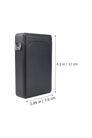 2 Adet - 2.5 İnç Hdd Ssd Harddisk Taşıma Ve Koruma Kutusu Sert Plastik