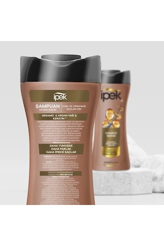 İpek Seramid & Keratin & Argan Yağı Kuru Ve Yıpranmış Saçlar İçi IPEK.020