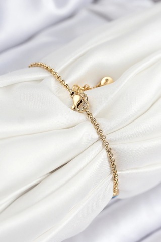 316l Çelik Nazar Boncuğu Model Gold Renk Kadın Bileklik Çok Renkli