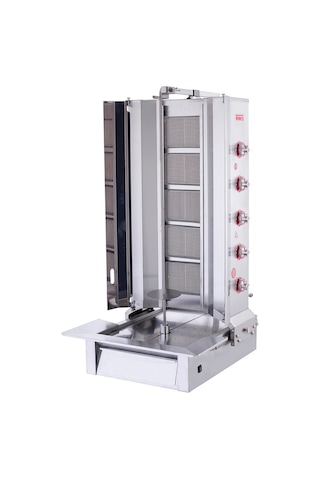 Işıkgaz Silverinox Doğalgazlı 5 Radyanlı Alttan Motorlu Döner Ocağı Işıkgaz Silverinox Doğalgazlı 5 Radyanlı Alttan Motorlu Döner Ocağı