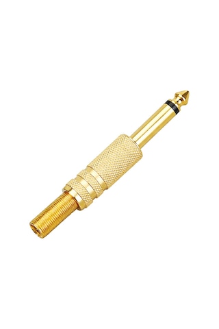 3.5 Mm Mono Gold Metal Fiş