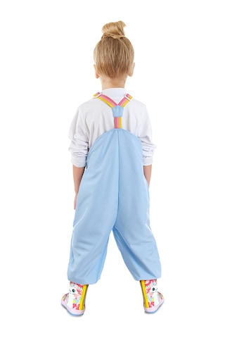 Denokids Çiçekli Kız Çocuk Su Geçirmez Yağmur Tulumu Renkli
