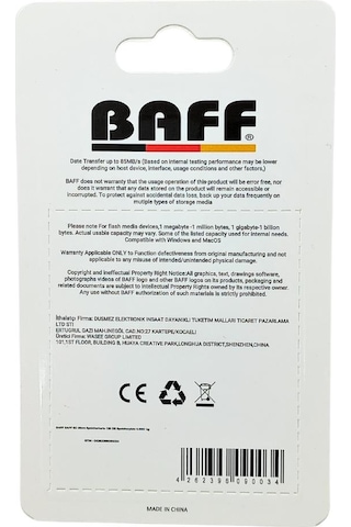 Baff 64 Gb Micro Sd Hafıza Kartı