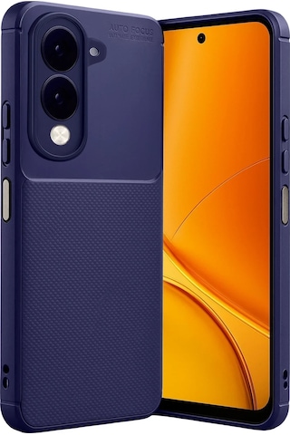 Newface Vivo Y29s Auto Focus Karbon Kapak Semeglbl - 33 - Lacivert