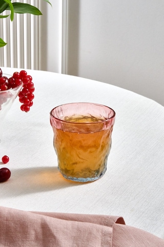 Karaca Glacier Su Bardağı 287 Ml Mavi Pembe