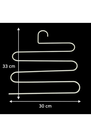 Pantolon Askısı 3'lü Gri