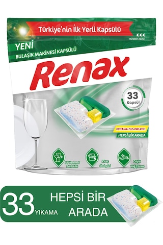 Renax Avantajlı Paket Bulaşık Makinesi 3 Lü Set