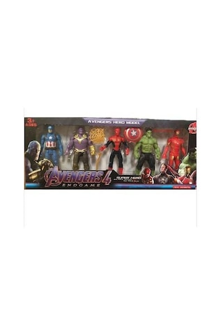 Avengers Yenilmezler Oyuncak Süper Kahramanlar 5 Li Set