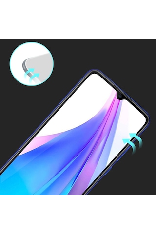 Xiaomi Redmi Note 8T 3D Full Kaplama Kırılmaz Cam Ekran Koruyucu Siyah (406524962)