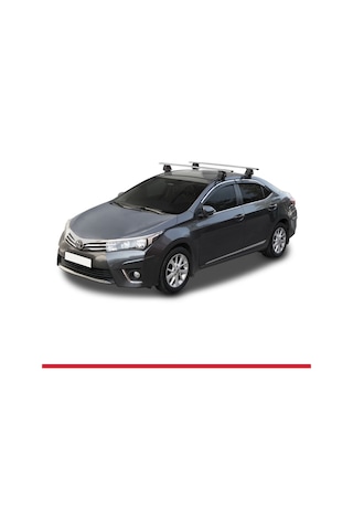 Toyota Corolla 2012-2018 Arası İle Uyumlu Ace-4 Ara Atkı Tavan Barı Gri