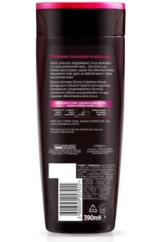 L'Oréal Paris Elseve Komple Direnç Dökülme Karşıtı Şampuan 390 ml