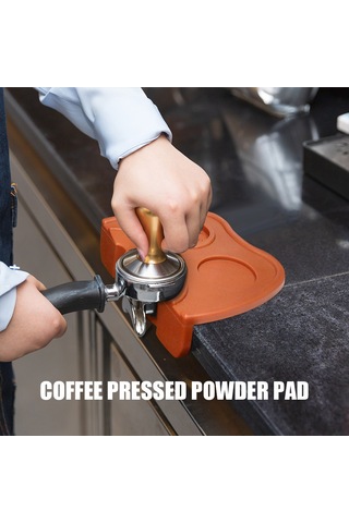 Monyee Kahve Tamper Matı Silikon: Kaymaz Yüzeyli, Dayanıklı Ve Esnek - Çift Portafilter İçin Kahve Hazırlama Podu Kahve