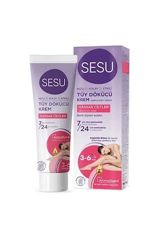 Sesu Hassas Ciltler için Tüy Dökücü Krem 2 x 100 ML