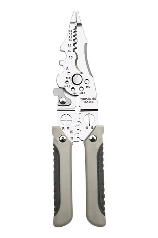 Youtek Tuosen Elektrikçi İçin Çok Fonksiyonlu Tel Soyucu Pensi - 21.7x5.5x1.8 Cm