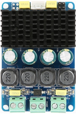 Wezone Tda7498 Çipli Hf20 Modeli 2x100w Çift Kanal D Sınıfı Güç Amfi Kartı, Dc 8-32v Girişi, Yüksek Verim Ve Ses Kalitesi