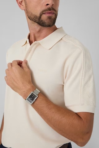 Guess Randall Slim Fit Erkek Polo T-shirt Z6bp04k6552 Krem