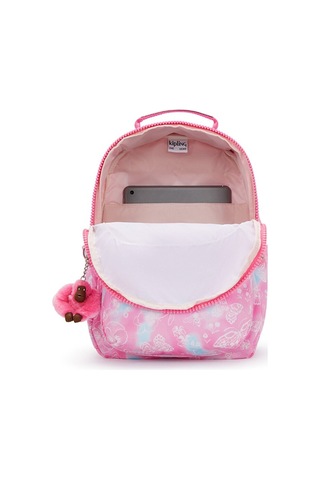 Kıplıng Seoul S Küçük Boy Sırt Çantası Pembe Garden Clouds