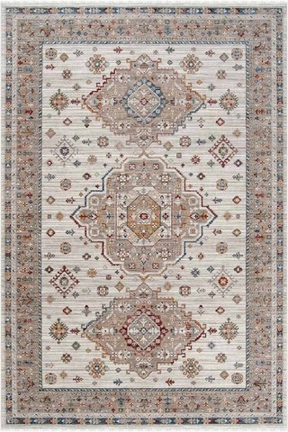 Hoom Rugs Otantik 2608 Multi Vintage Desenli Salon Halısı Çok Renkli