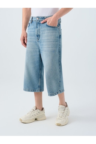 LOFT Baggy Fit Erkek Şort Lf2039670 Q1.v1 Denim