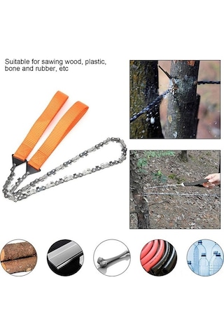 Pazly Zincirli Ve Testeresi Taşınabilir Portatif Kullanımı Kamp İnç Geeroyoo El Bahçe 24 - Nf