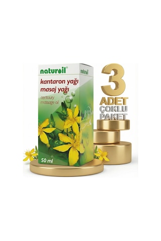 Naturoil Kantaron Yağı 3x50 Cc 50 Ml
