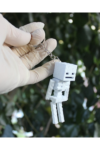 Minecraft İskelet Anahtarlık