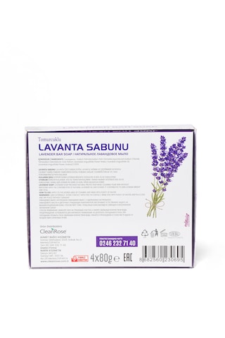 Clean Rose Tomurcuklu Lavanta Sabunu 4 x 80 G