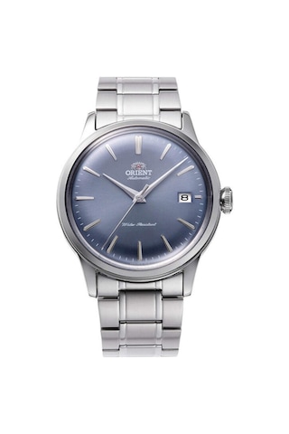 Orient Bombino Ra-ac0m10l30b Kurmalı Otomatik Çelik Gri Mavi Kadran 38 Mm Erkek Kol Saati Gri