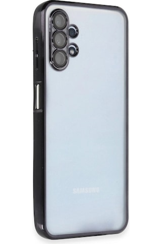 Samsung Galaxy Uyumlu A13 4g Kılıf Razer Lensli Silikon - Siyah