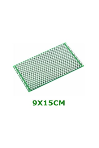 Alkatronik-9X15Cm Proto Pcb Pertenaks Prototip Deney Kartı Delikli Plaket