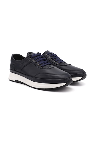 Gönderi(R) Erkek Lacivert Antik Bağcıklı Hakiki Deri Comfort Sneaker Ddma80442139 Lacivert