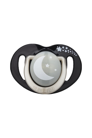 Mamajoo 12+ Ay Black & Pearl Gece Emzik 2'li Siyah