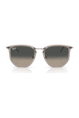 Ray-Ban Rb 4451 680271 50 Unisex Geometrik Şeffaf Gri Kombine Kemik Güneş Gözlüğü Gri