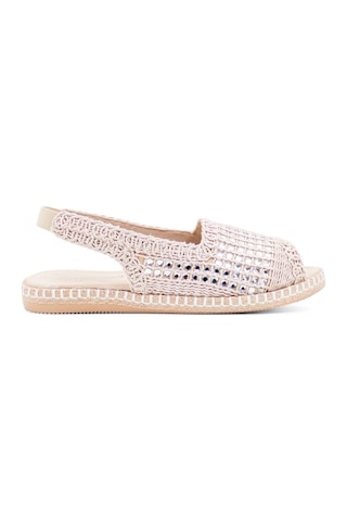 Pandora Moda Y25.82.111 Kadın Hasır Sandalet Krem