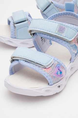 Mnpc Kız Çocuk Mavi Işıklı Anatomik Hafif Günlük Sandalet 25y3s1006356 Mavi