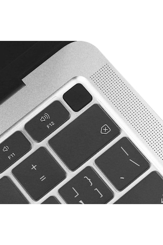 Apple Uyumlu MacBook Air 2020 13 Inc M1 A2337 / A2179 Türkçe Q Klavye Slim Şeffaf Klavye Koruyucu Kılıf