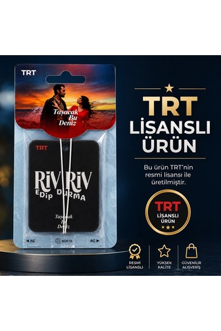 Bakgelal Trt Lisanslı Riv Riv Edip Durma Oto Kokusu Taşacak Bu Deniz Temalı Tekli Asmalı Araç