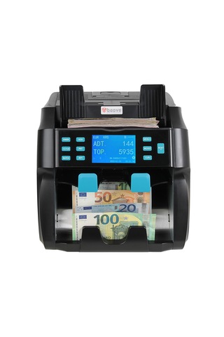 Baove GB9000 Pro Mix Çift Katlı Karışık Para Sayma Makinesi - Sahte  Para Yakalama - TL, Euro, Usd