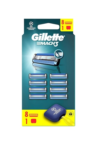 Gillette Mach3 Avantajlı Yedek Tıraş Bıçağı 8 Adet