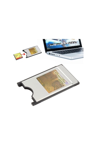 Compact Flash Cf To Pcmcia Çevirici Dönüştürücü Adaptör Kartı 54mm