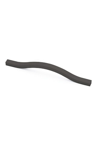 Idil Klas Alüminyum Metal Lüks Modern Mobilya Çekmece Mutfak Dolabı Kulpu Siyah 224mm 10 Adet Siyah